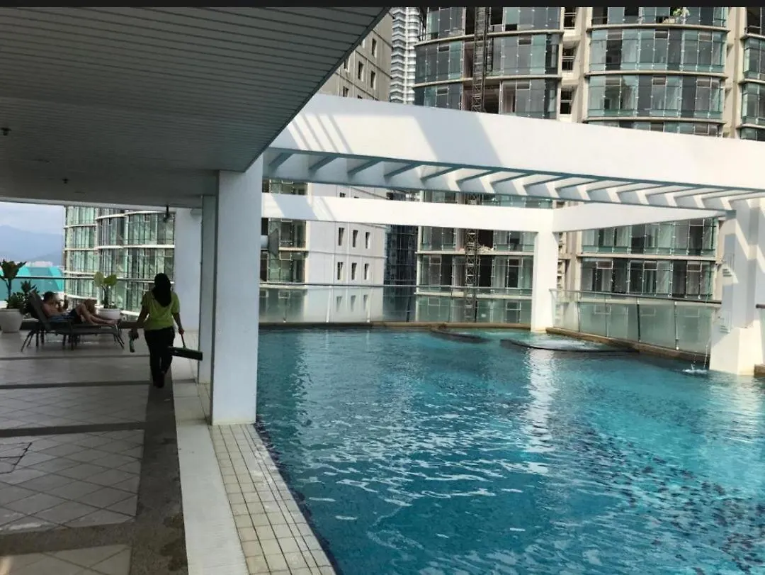 Apartmán Parkview Family Suite Klcc With Views Kuala Lumpur